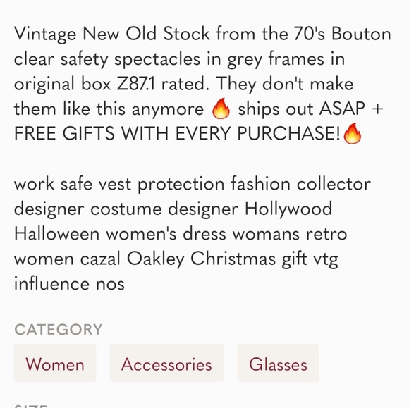 Vintage safety glasses - Picture 7 of 7